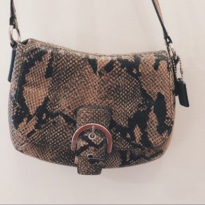 Vintage Coach leather mini crossbody